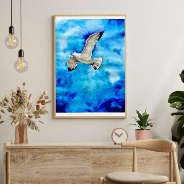 Im Flug – Digitales Kunstwerk als PDF (A4–A2) – Bild 3