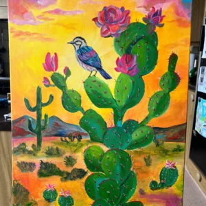 Heimweg Unikat – Leinwand (70 × 50 cm)
