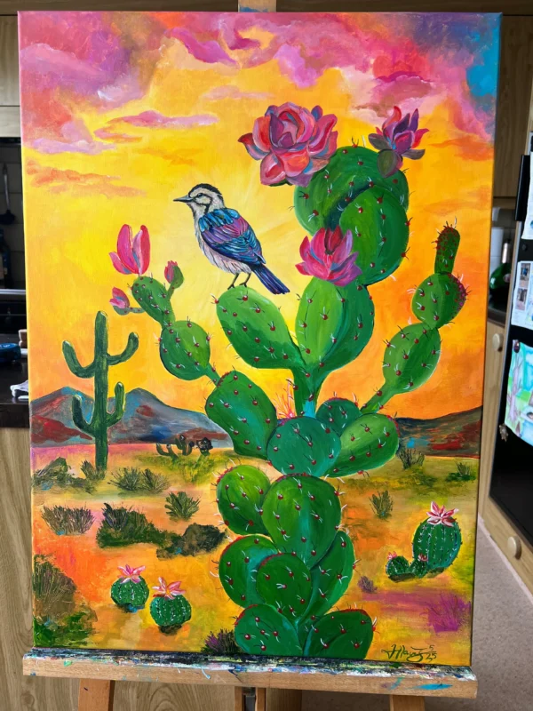 Heimweg Unikat – Leinwand (70 × 50 cm)